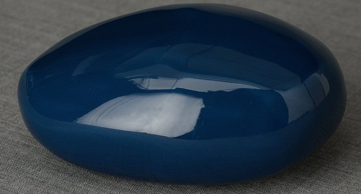 
                  
                    Urna de cremación hecha a mano para cenizas, color cobalto claro-PulvisArtUrns-Pulvis Art Urns
                  
                