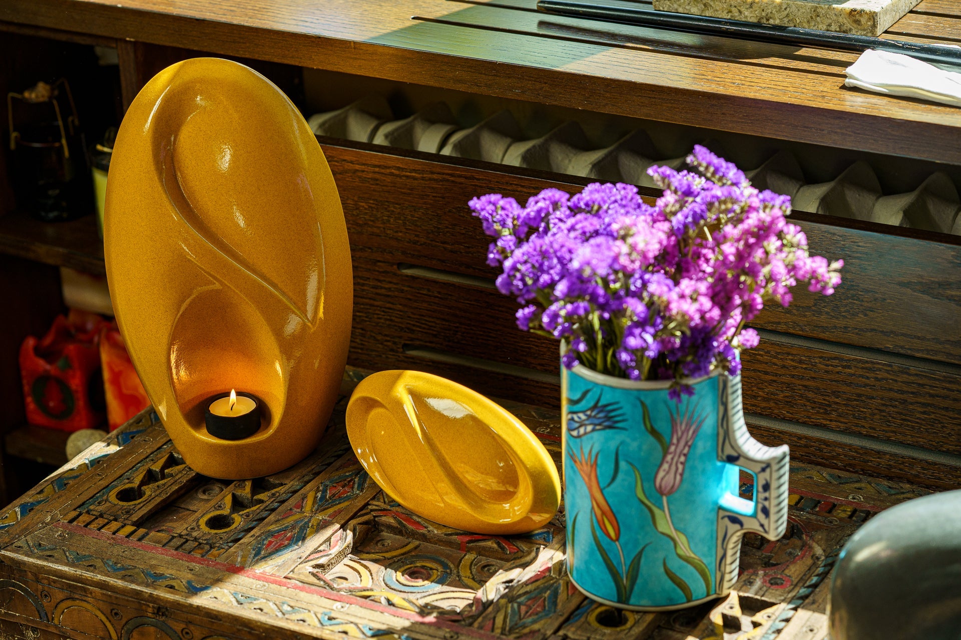 Pulvis Art Urns - Eternity Set - Flowers 