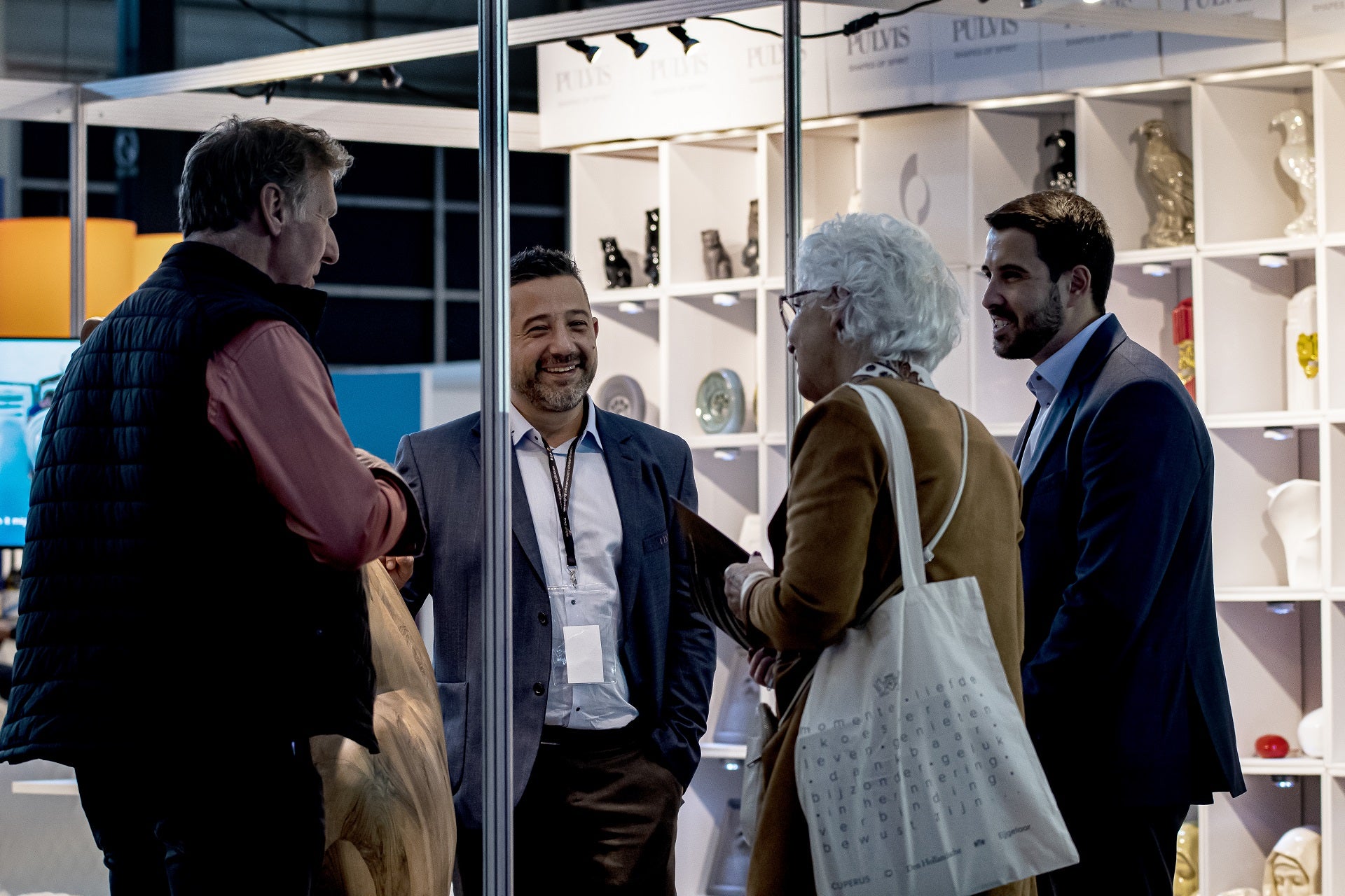 Pulvis Art Urns at VTU Uitvaart Vakbeurs 2022 Expo | Handmade Cremation Urns and Keepsakes