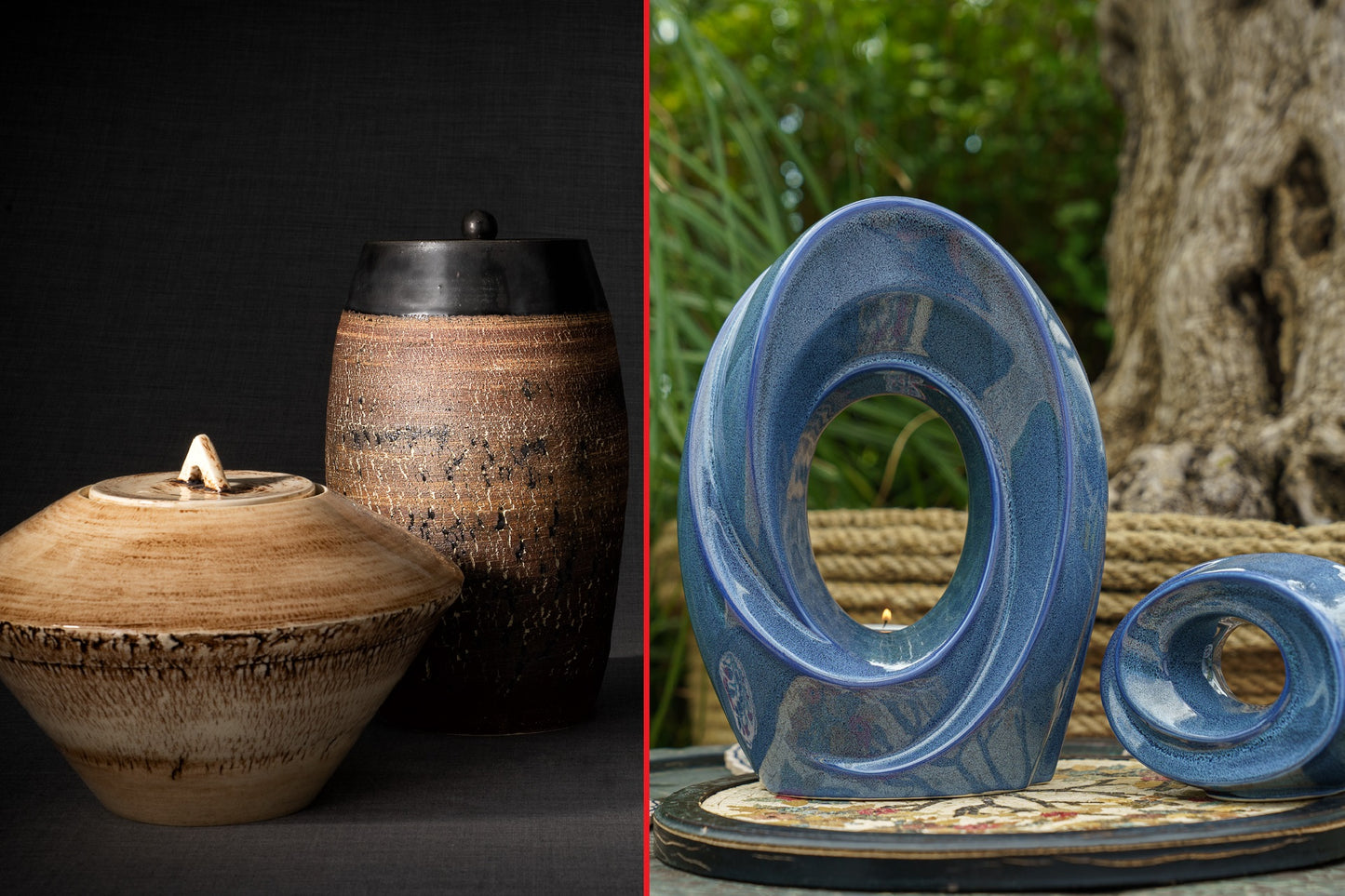 Cremation Urns: Traditional vs. Contemporary Styles. Handmade Urns