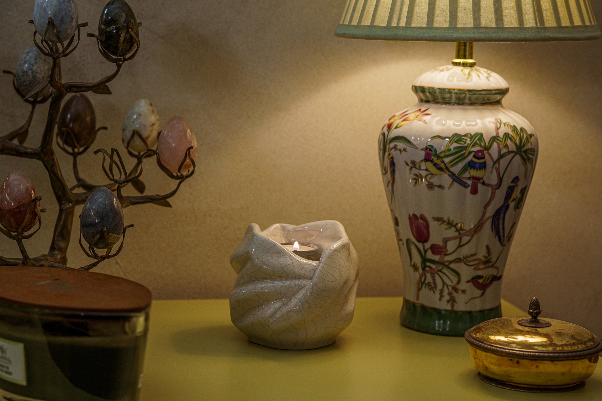 Urna Keepsake se svíčkou od Pulvis Art Urns