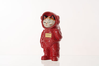 Handmade Customisable Cat Sora Cremation Urn. Handmade Astronaut Art Urn by TenderRest