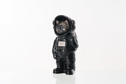 Handmade Customisable Cat Aster Cremation Urn. Handmade Astronaut Art Urn by TenderRest Black Costume