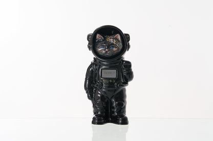 Handmade Customisable Cat Aster Cremation Urn. Handmade Astronaut Art Urn by TenderRest Black Costume