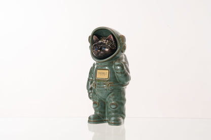 Handmade Customisable Cat Aster Cremation Urn. Handmade Astronaut Art Urn by TenderRest