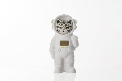 Handmade Customisable Cat Lunar Cremation Urn. Handmade Astronaut Art Urn by TenderRest White Costume