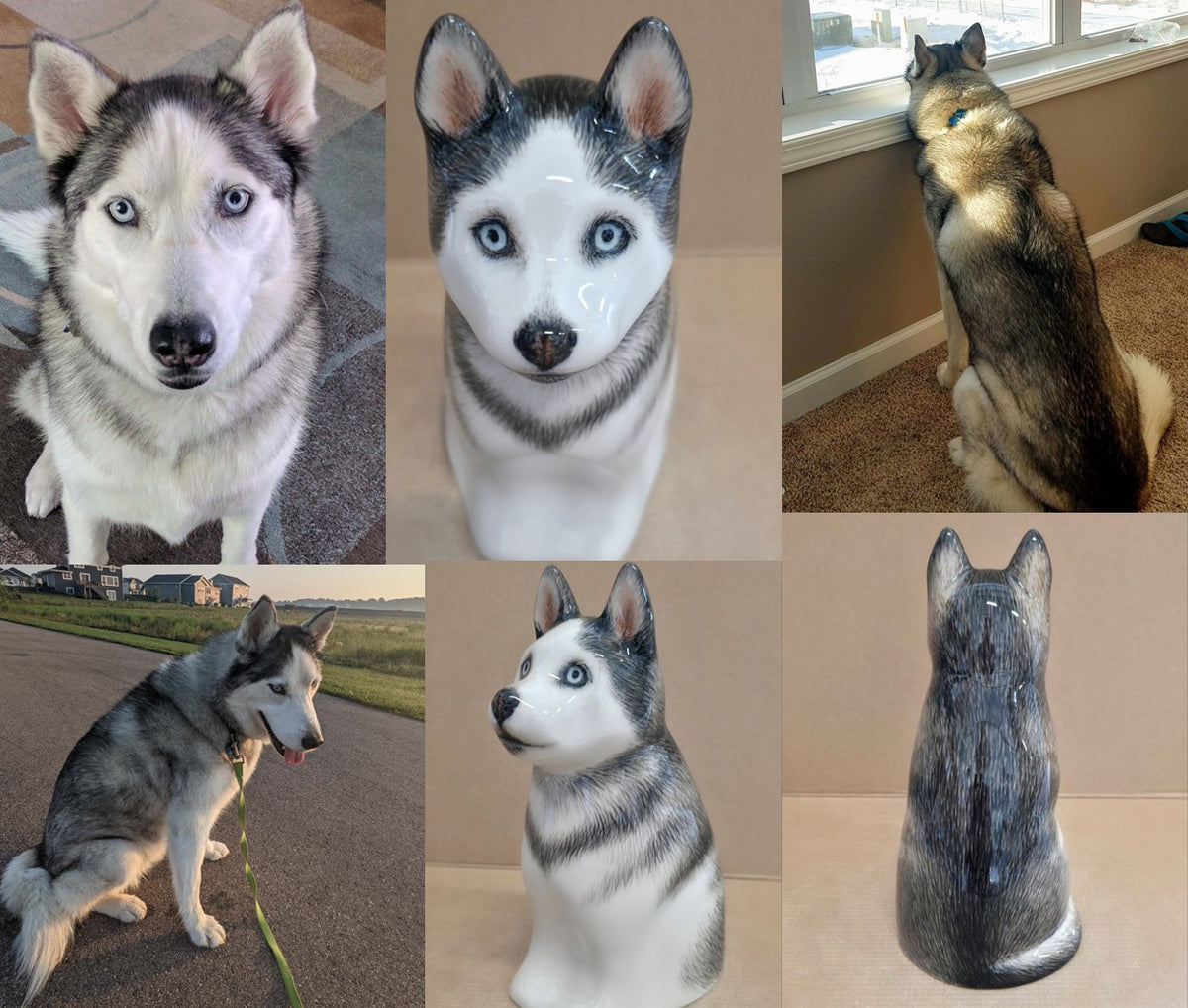 Urna para mascotas decorada a medida - Hecha a mano | Urna de cerámica para mascotas