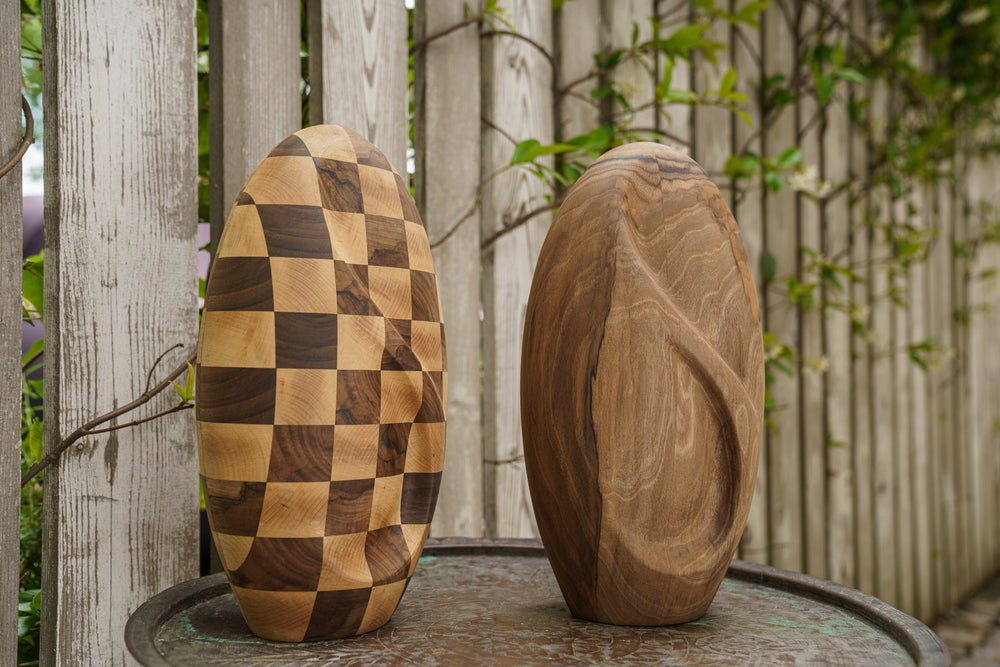 Wood Urns for Ashes by Pulvis Art  Urns. Handmade Wooden Urns by Pulvis. Walnut & Beech Urns for Ashes.
