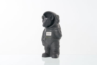 Urn for Ashes Astronaut Dog Bull Terrier. Handmade Customisable Dog Cremation Urn. Handmade Astronaut Art Urn. Keepsake for Ashes by TenderRest. Grey Costume