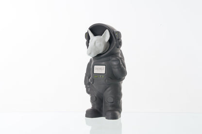 Urn for Ashes Astronaut Dog Bull Terrier. Handmade Customisable Dog Cremation Urn. Handmade Astronaut Art Urn. Keepsake for Ashes by TenderRest. Grey Costume
