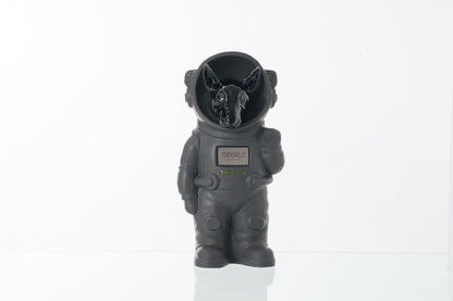 Urn for Ashes Astronaut Dog Bull Terrier. Handmade Customisable Dog Cremation Urn. Handmade Astronaut Art Urn. Keepsake for Ashes by TenderRest. Gray  Costume