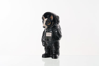 Urn for Ashes Astronaut Dog Bull Terrier. Handmade Customisable Dog Cremation Urn. Handmade Astronaut Art Urn. Keepsake for Ashes by TenderRest. 