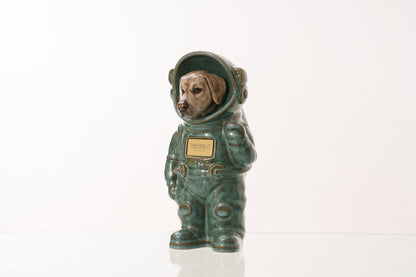 Urn for Ashes Astronaut Dog Labrador Retriever. Handmade Customisable Dog Cremation Urn. Handmade Astronaut Art Urn. Keepsake for Ashes by TenderRest.