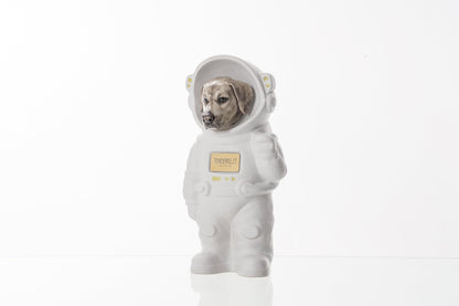Urn for Ashes Astronaut Dog Labrador Retriever. Handmade Customisable Dog Cremation Urn. Handmade Astronaut Art Urn. Keepsake for Ashes by TenderRest.