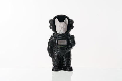 Urn for Ashes Astronaut Dog French Bulldog. Handmade Customisable Dog Cremation Urn. Handmade Astronaut Art Urn. Keepsake for Ashes by TenderRest. Black Costume