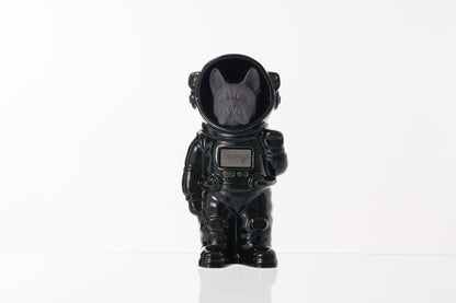 Urn for Ashes Astronaut Dog French Bulldog. Handmade Customisable Dog Cremation Urn. Handmade Astronaut Art Urn. Keepsake for Ashes by TenderRest. Black Costume
