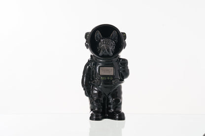 Urn for Ashes Astronaut Dog French Bulldog. Handmade Customisable Dog Cremation Urn. Handmade Astronaut Art Urn. Keepsake for Ashes by TenderRest. Black Costume