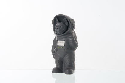 Urn for Ashes Astronaut Dog French Bulldog. Handmade Customisable Dog Cremation Urn. Handmade Astronaut Art Urn. Keepsake for Ashes by TenderRest. Grey Costume