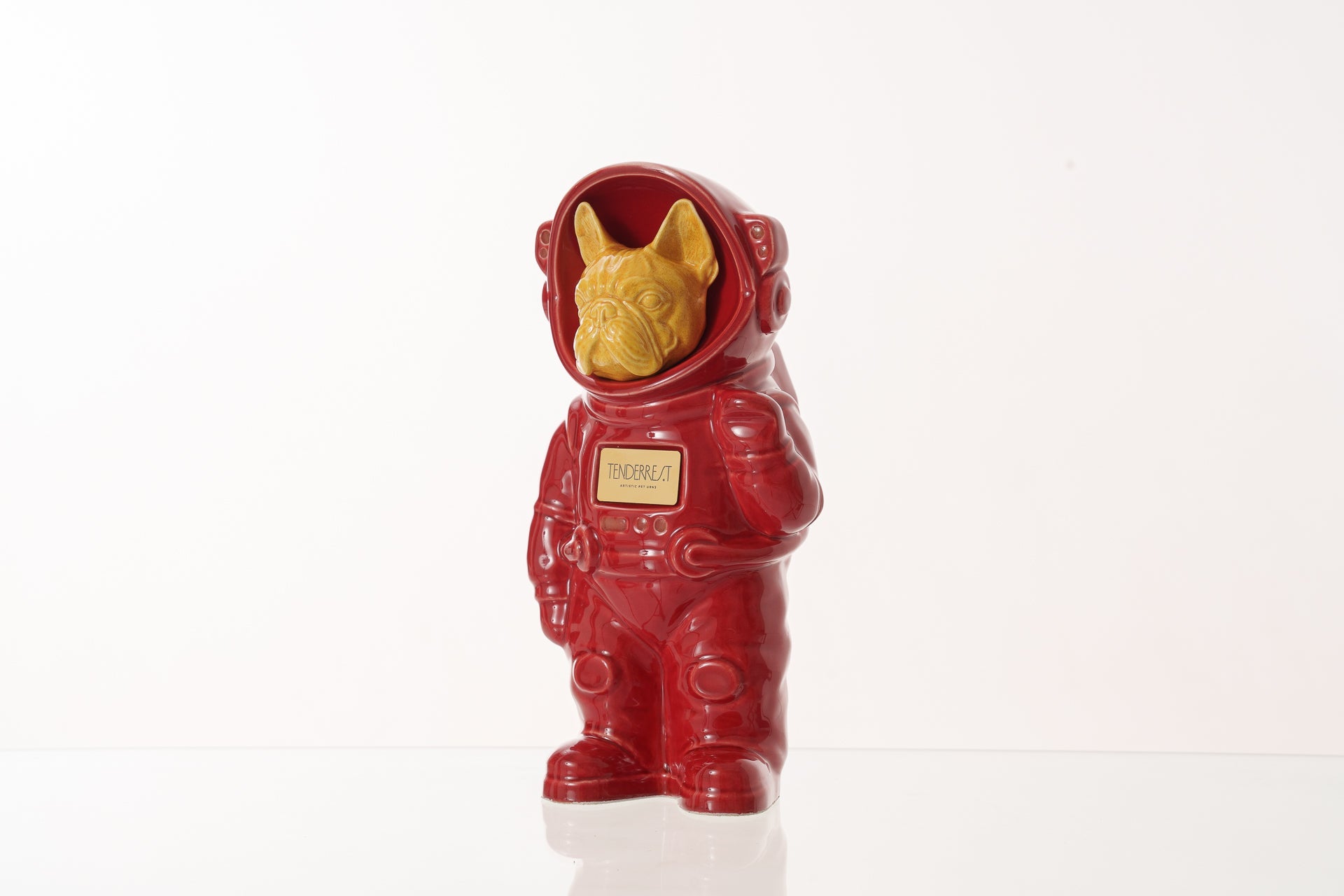 Urn for Ashes Astronaut Dog French Bulldog. Handmade Customisable Dog Cremation Urn. Handmade Astronaut Art Urn. Keepsake for Ashes by TenderRest. Råd Costume