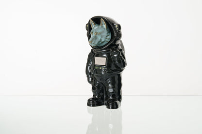 Pulvis Art Urns Pet Cremation Urn Black / Oily Green / No Dog Cremation Urn German Shepherd - Customizable Figure | Ceramic Pet Urn