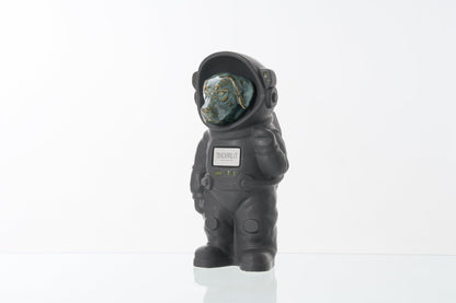 Urn for Ashes Astronaut Dog Labrador Retriever. Handmade Customisable Dog Cremation Urn. Handmade Astronaut Art Urn. Keepsake for Ashes by TenderRest. Grey Costume