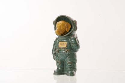 Urn for Ashes Astronaut Dog Labrador Retriever. Handmade Customisable Dog Cremation Urn. Handmade Astronaut Art Urn. Keepsake for Ashes by TenderRest. Oily Green MelangeCostume