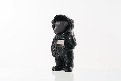 Urn for Ashes Astronaut Dog Jack Russel. Handmade Customisable Dog Cremation Urn. Handmade Astronaut Art Urn. Keepsake for Ashes by TenderRest. Black Costume