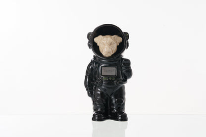 Urn for Ashes Astronaut Jack Russel . Handmade Customisable Dog Cremation Urn. Handmade Astronaut Art Urn. Keepsake for Ashes by TenderRest. Black costume