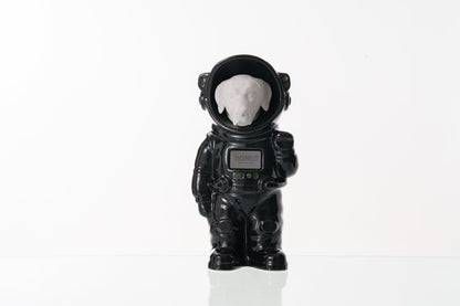 Urn for Ashes Astronaut Dog Labrador Retriever. Handmade Customisable Dog Cremation Urn. Handmade Astronaut Art Urn. Keepsake for Ashes by TenderRest. Black Costume