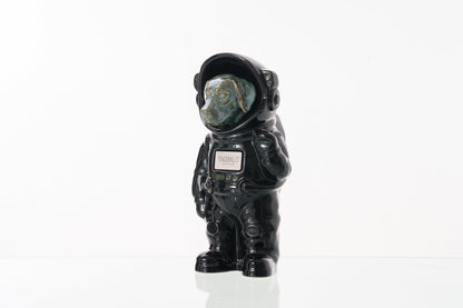 Urn for Ashes Astronaut Dog Labrador Retriever. Handmade Customisable Dog Cremation Urn. Handmade Astronaut Art Urn. Keepsake for Ashes by TenderRest. Black Costume