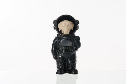 Urn for Ashes Astronaut Dog Labrador Retriever. Handmade Customisable Dog Cremation Urn. Handmade Astronaut Art Urn. Keepsake for Ashes by TenderRest. Black Costume