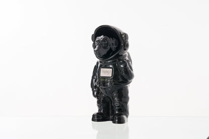Urn for Ashes Astronaut Dog Labrador Retriever. Handmade Customisable Dog Cremation Urn. Handmade Astronaut Art Urn. Keepsake for Ashes by TenderRest. Black Costume