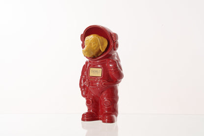 Urn for Ashes Astronaut Dog Labrador Retriever. Handmade Customisable Dog Cremation Urn. Handmade Astronaut Art Urn. Keepsake for Ashes by TenderRest. Red Costume
