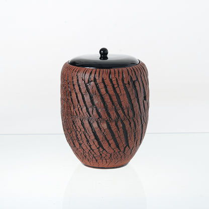 Handmade Cramation Urn for Ashes - Pottery wheel urn - Pulvis Art Urns
