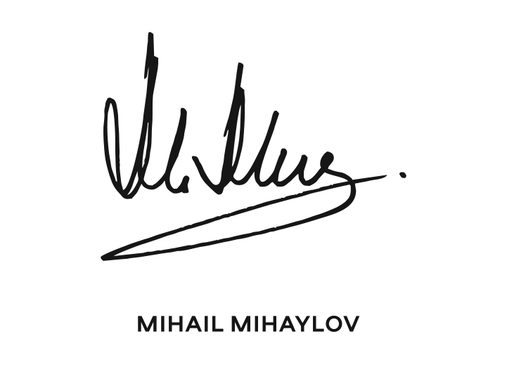 Mihail Mihaylov Signature - Pulvis Art Urns