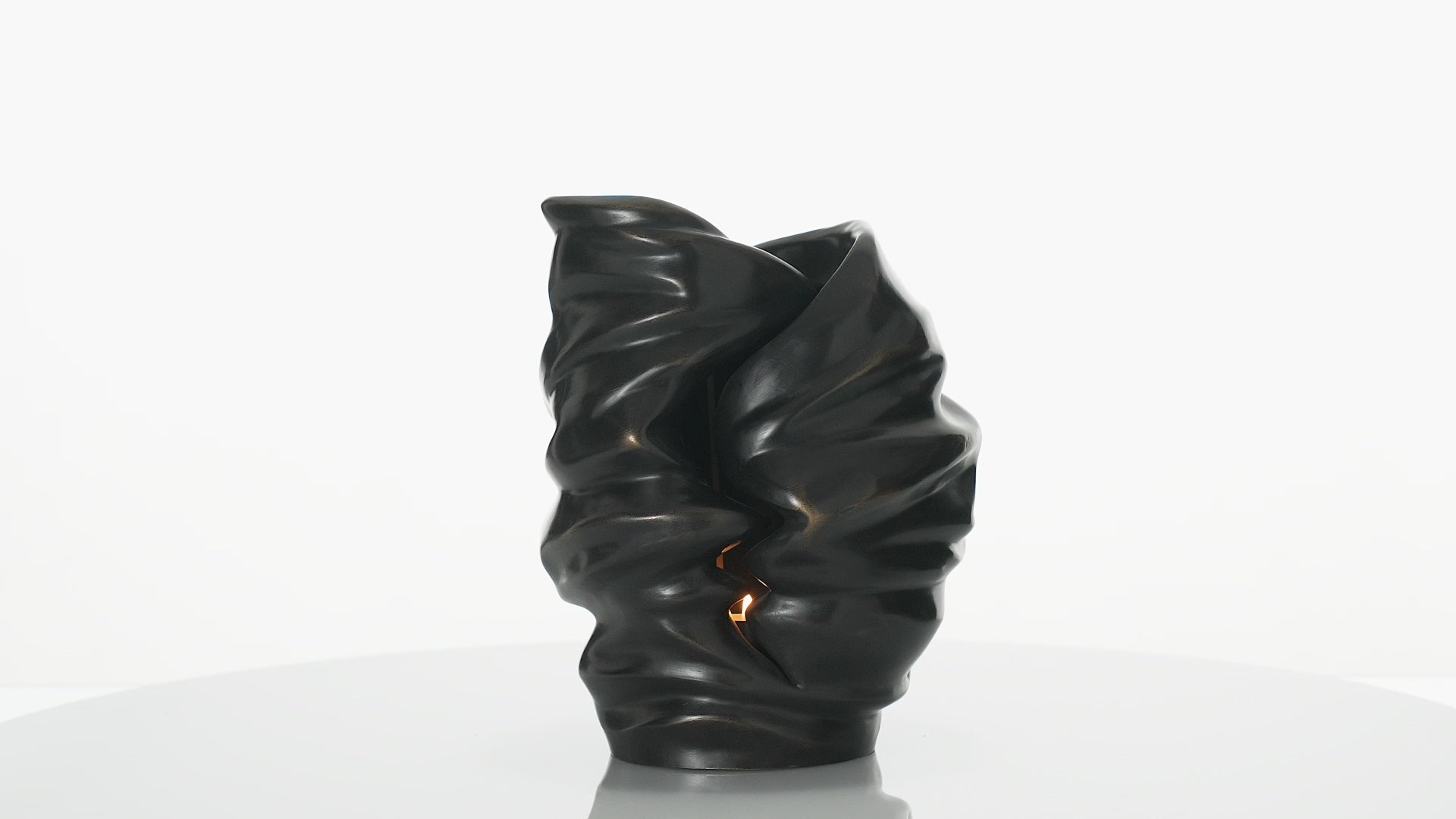 Cast Bronze Cremation Urn "Light" - Dark Patina | Exclusive Bronze Urn