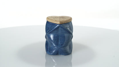 Pulvis Art Urns - Small Size Urn -Cremation Urn "Nexus" - 3D Printed Ceramic Urn | Keepsake