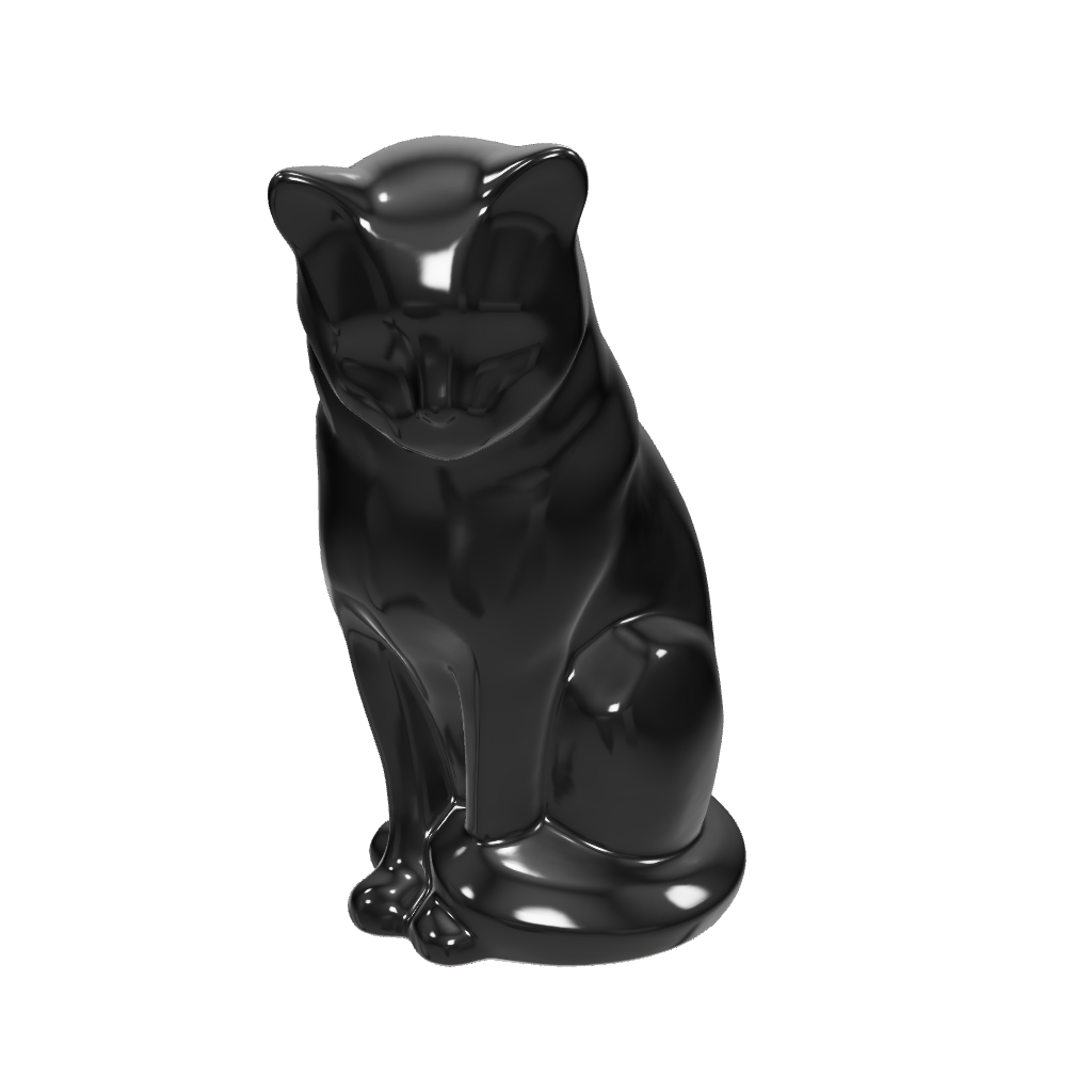 Neko Cat Urn by Pulvis -  3D visualisation