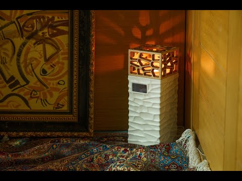 "Everlasting Flame" Cremation Urn for Ashes - Craquelure | Ceramic Urn