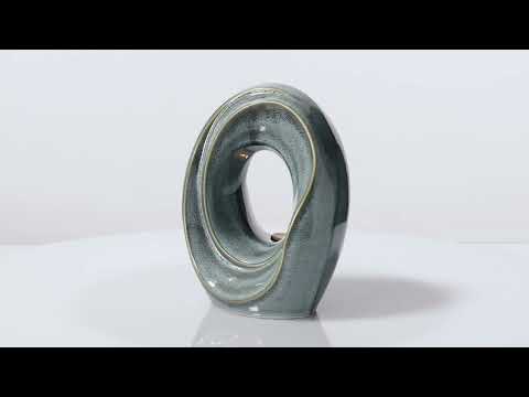 
                  
                    Charger et lire la vidéo dans la visionneuse de la Galerie, Artisan Cremation Urn for Ashes &amp;quot;The Passage&amp;quot; - Medium Urn | Ceramic
                  
                