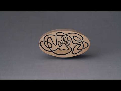 Cosmic Paw Cremation Urn - Plywood | Pet Urn