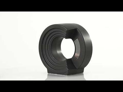 Cremation Urn "Solace" - Adult Memorial Urn | Gray Matte | Ceramic

