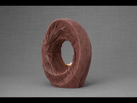 Nappa Leather Cremation Urn "The Passage" - Exclusive Edition