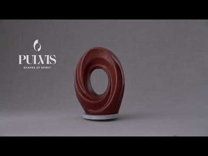 Handmade Cremation Urn for Ashes "The Passage" - Genuine Leather