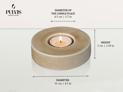 Pulvis Art Urns Accessories Caleo Handmade Candleholder for Cremation Urns -  Sizes