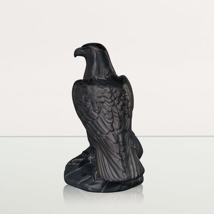 Aquilae Military Memorial For Cremation Ashes - Large | Dark Matte | Ceramic Urn - Pulvis Art Urns