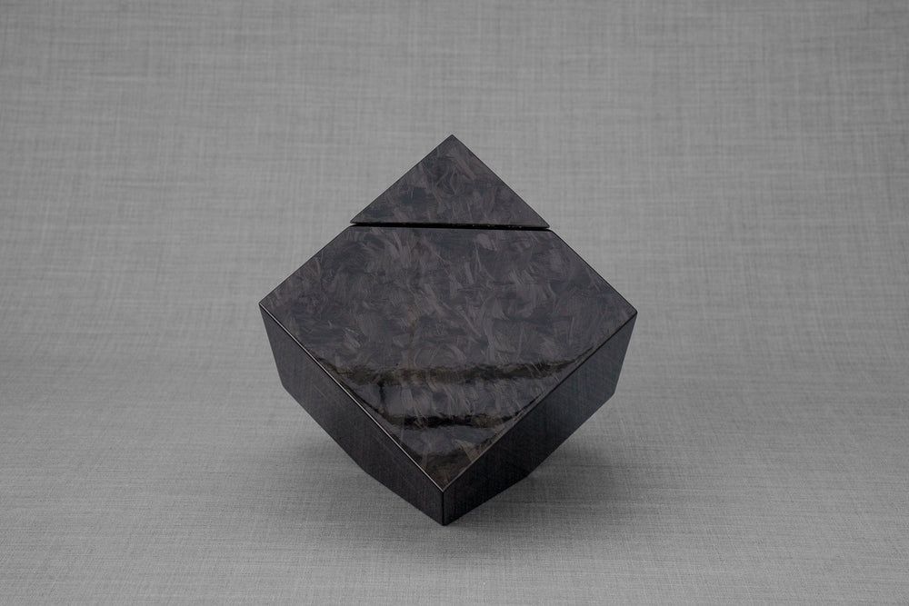 
                  
                    Pulvis Art Urns Adult Size Urn Carbon Fiber Cremation Urn "Abstract" - Forged Carbon Urn
                  
                