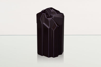 Cremation Candle Urn for Ashes "Heart" - Large | Violet | Ceramic Urn - Pulvis Art Urns