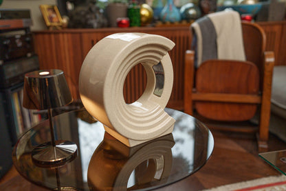 Pulvis Art Urns Adult Size Urn Cremation Urn "Solace" - Adult Memorial Urn | Craquelure | Ceramic