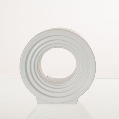 Pulvis Art Urns Adult Size Urn Cremation Urn "Solace" - Adult Memorial Urn | White Matte | Ceramic